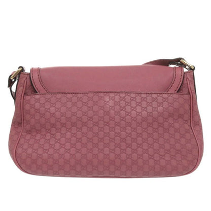 Gucci Ski Micro Guccissima Leather Pink Shoulder Bag