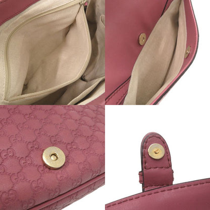 Gucci Ski Micro Guccissima Leather Pink Shoulder Bag