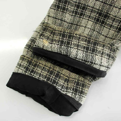Saint Laurent Yves Tailored Jacket 38 Gray Black Plaid