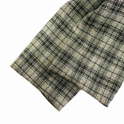 Saint Laurent Yves Tailored Jacket 38 Gray Black Plaid