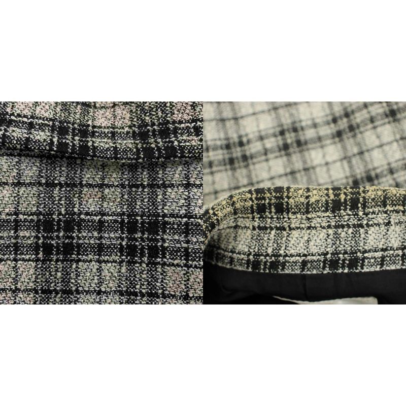 Saint Laurent Yves Tailored Jacket 38 Gray Black Plaid