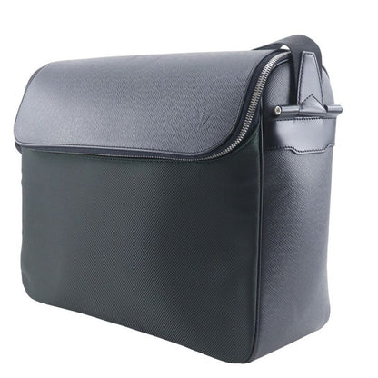 Louis Vuitton Thai Mir Taiga Nylon Canvas Ardoise Black Shoulder Bag