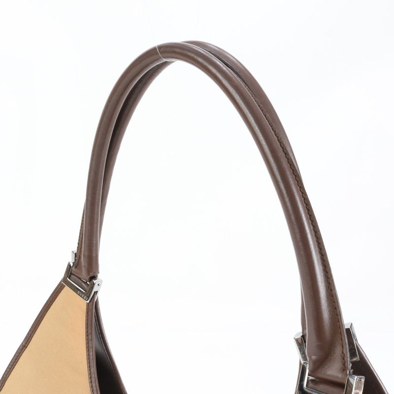 Gucci Jackie Sherry Leather Canvas