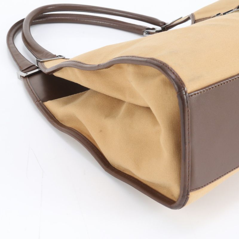 Gucci Jackie Sherry Leather Canvas