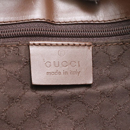 Gucci Jackie Sherry Leather Canvas