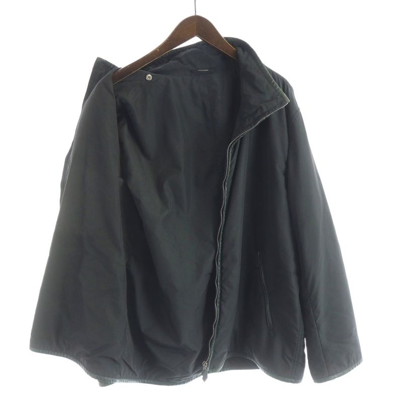 Hermes Batting Jacket Nylon Leather