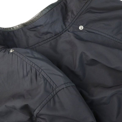 Hermes Batting Jacket Nylon Leather