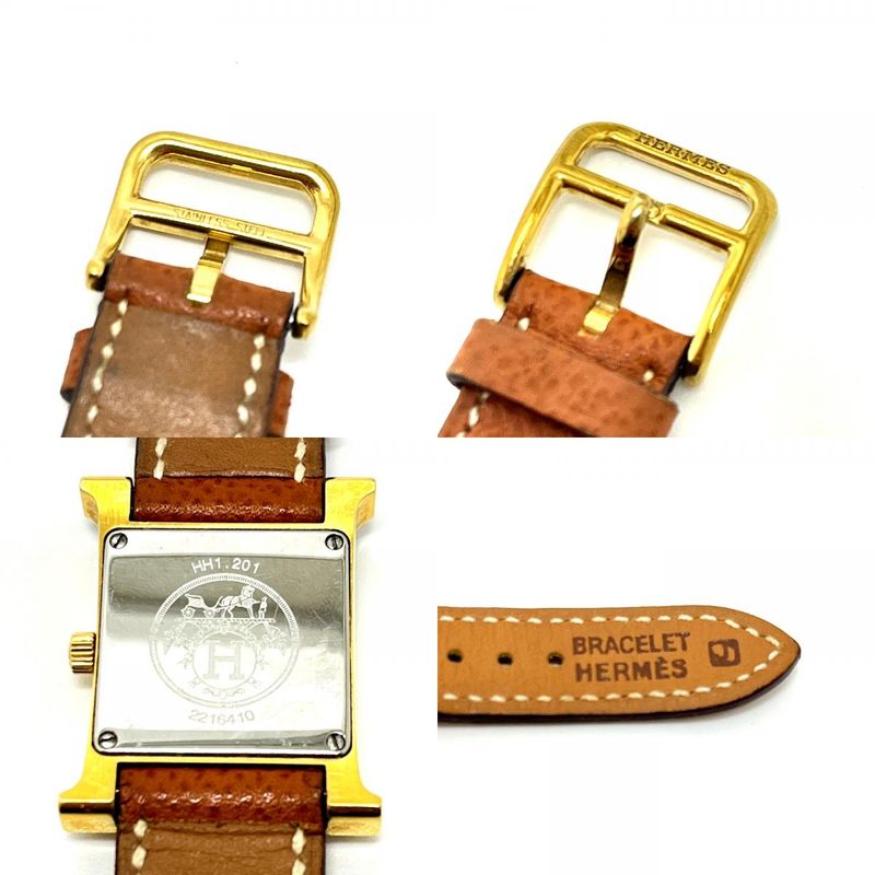 Hermes Watch SS Gold