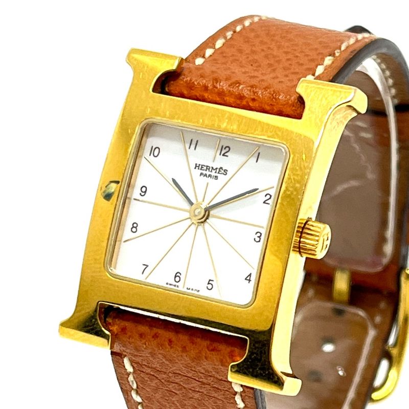 Hermes Watch SS Gold