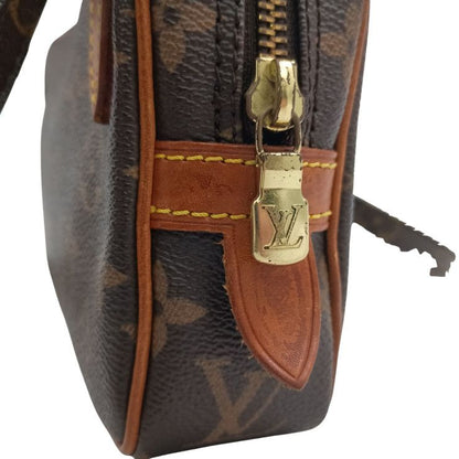 Louis Vuitton Shoulder Bag Monogram Marli Bandouliere Brown Leather