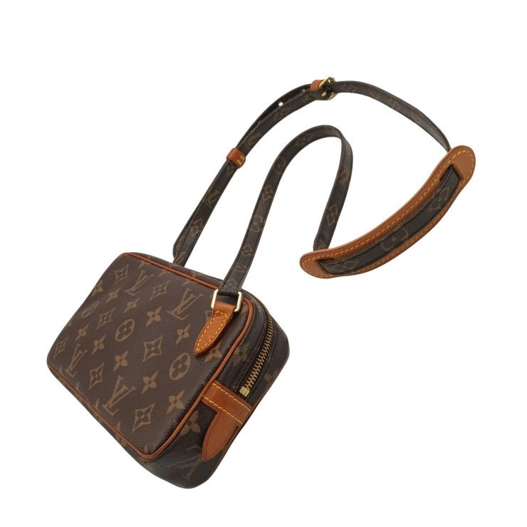 Louis Vuitton Shoulder Bag Monogram Marli Bandouliere Brown Leather