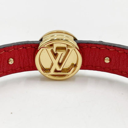 Louis Vuitton Bracelet LV Circle Reversible Brown Rouge Monogram