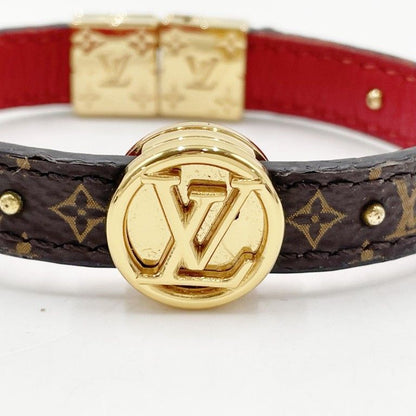 Louis Vuitton Bracelet LV Circle Reversible Brown Rouge Monogram