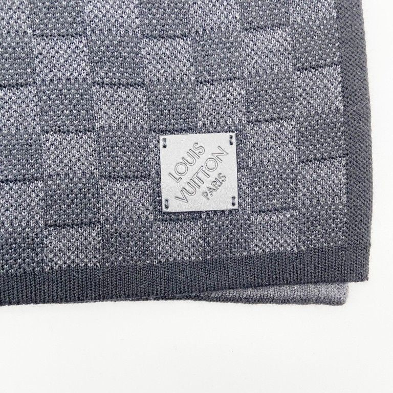 Louis Vuitton Scarf Neo Petit Damier Black Wool