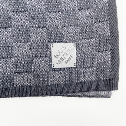 Louis Vuitton Scarf Neo Petit Damier Black Wool