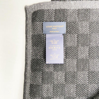 Louis Vuitton Scarf Neo Petit Damier Black Wool