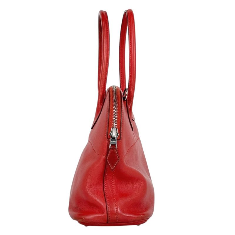 Hermes Bolide 27 2-Way Shoulder Bag Swift Rouge Tomato