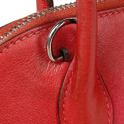 Hermes Bolide 27 2-Way Shoulder Bag Swift Rouge Tomato