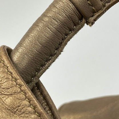 Loewe Nappa Aire Anagram Handbag Leather Gold