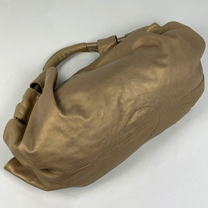 Loewe Nappa Aire Anagram Handbag Leather Gold