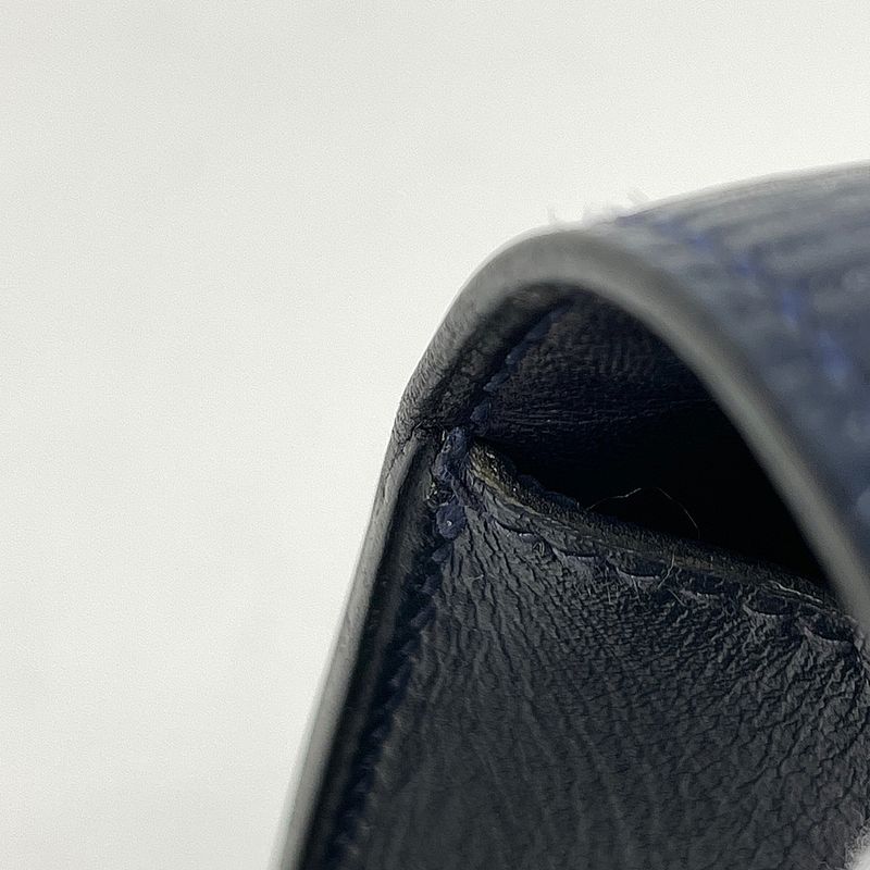 Hermes Faco Clutch Box Calf Navy