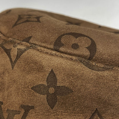 Louis Vuitton Chapeau Monogram Shearling Bucket Hat Sheep Leather Brown