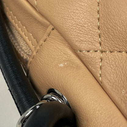 Chanel Cambon Shoulder Bag Beige Black