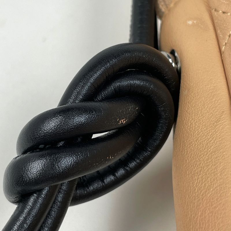 Chanel Cambon Shoulder Bag Beige Black