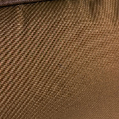 Prada Logo Tote 2-Way Shoulder Bag Nylon Brown