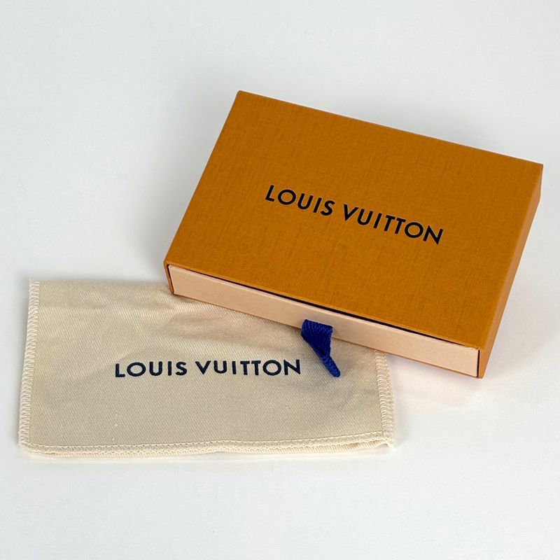 Louis Vuitton Pochette Cles Key Ring Coin Purse Monogram Brown