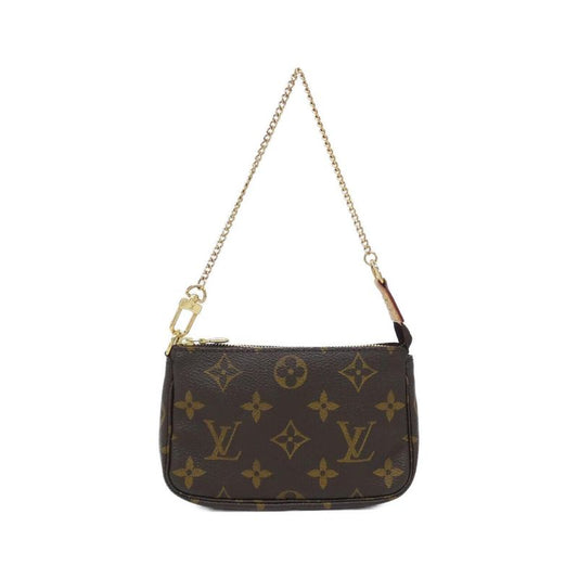 Louis Vuitton Monogram Mini Pochette Pouch Marron