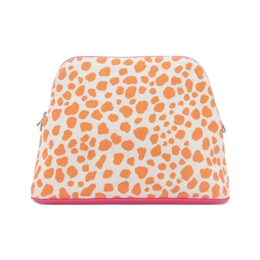 Hermes Jeu Dans la Jungle GM Pouch Tangerine
