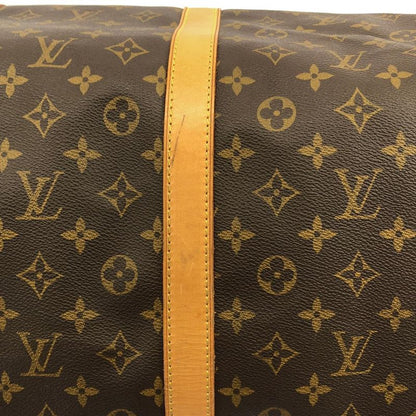 Louis Vuitton Monogram Keepall Boston Bag Marron