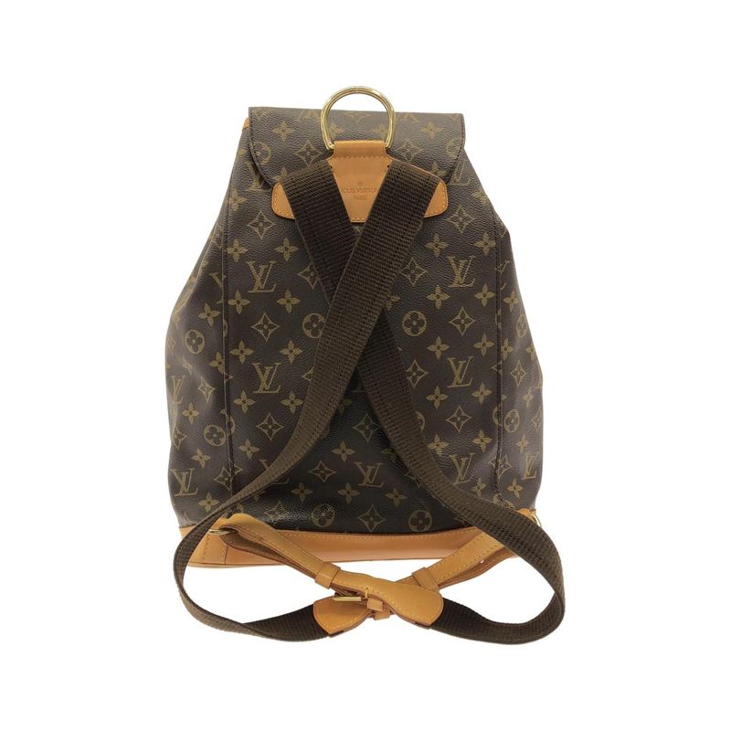 Louis Vuitton Monogram Montsouris GM Backpack Marron