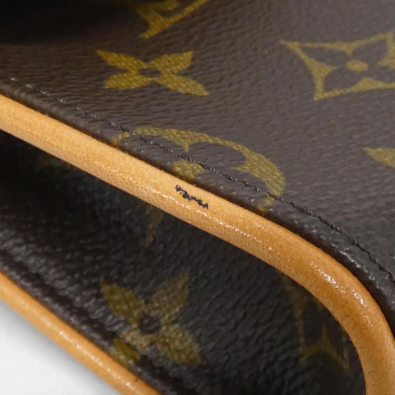 Louis Vuitton Monogram Pochette Florentine XS Waist Bag Marron