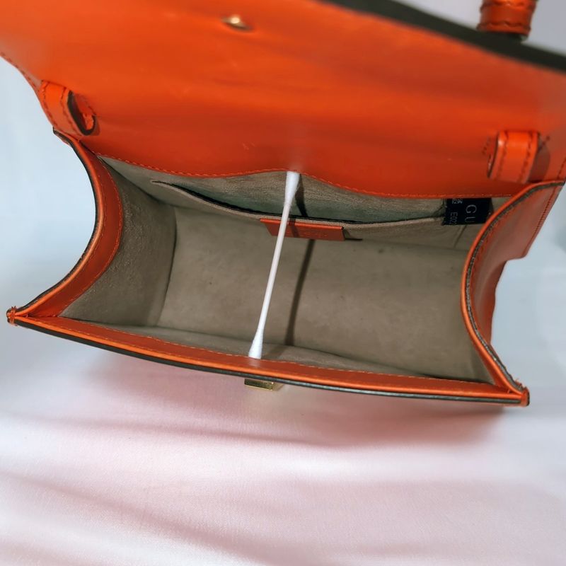 Gucci Sylvie Sherry Line Orange Handbag