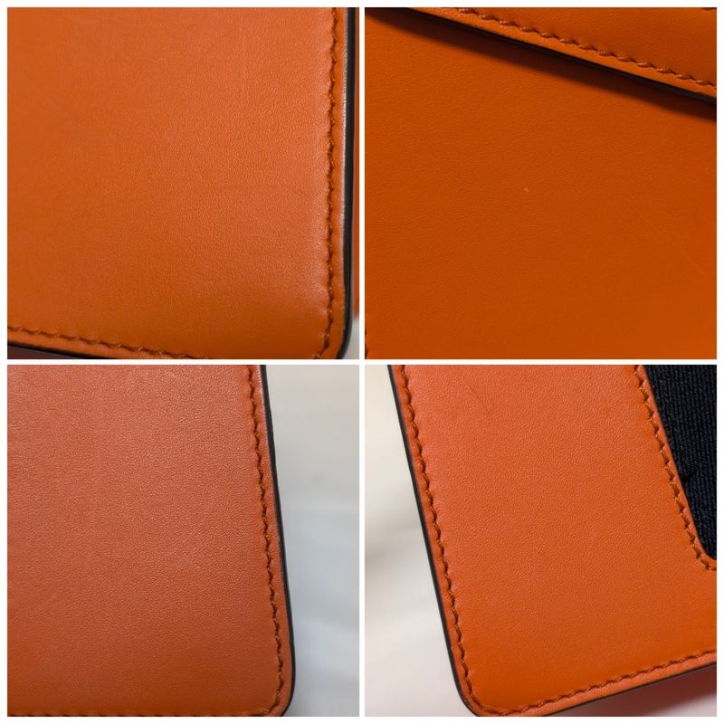Gucci Sylvie Sherry Line Orange Handbag