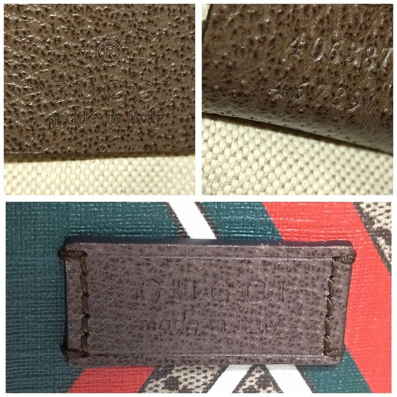 Gucci GG Supreme Chevron 2-Way Handbag Brown