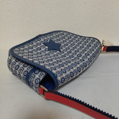 Gucci Double Geometric Cotton Jacquard Shoulder Bag — view 3