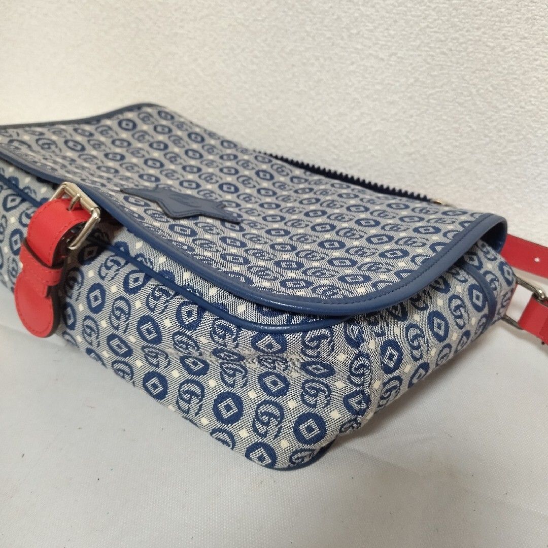 Gucci Double Geometric Cotton Jacquard Shoulder Bag — view 4
