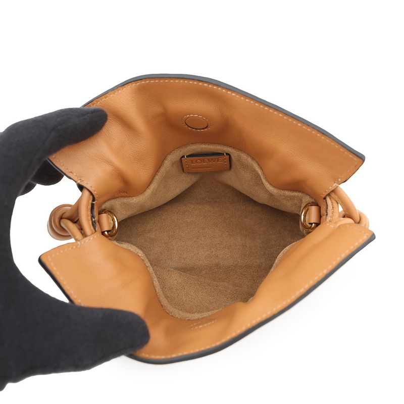 Loewe Chain Shoulder Bag Flamenco Clutch Nano 2-Way Mini