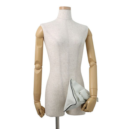Loewe Clutch Ribbon Leather White