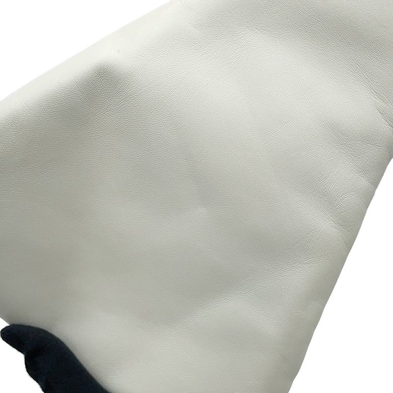 Loewe Clutch Ribbon Leather White