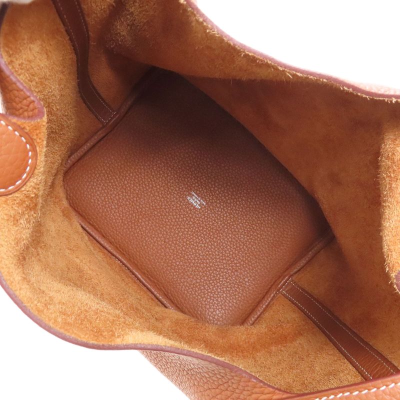 Hermes Picotin Lock MM Silver Handbag