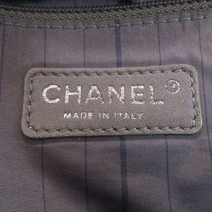 Chanel Chain Shoulder CC Logo Bag Lambskin Dark Gray