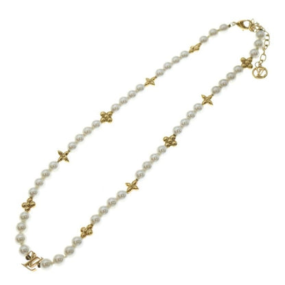 Louis Vuitton My LV Pearl Necklace White Gold
