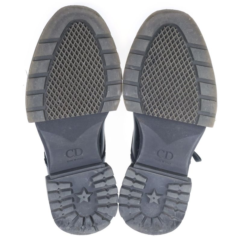 Dior Outer Feather Double Shoes Black