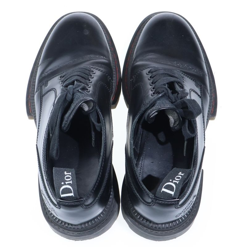 Dior Outer Feather Double Shoes Black