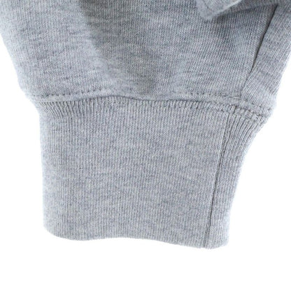 Gucci Hoodie Logo Print Pullover Sweatshirt Gray Sweater