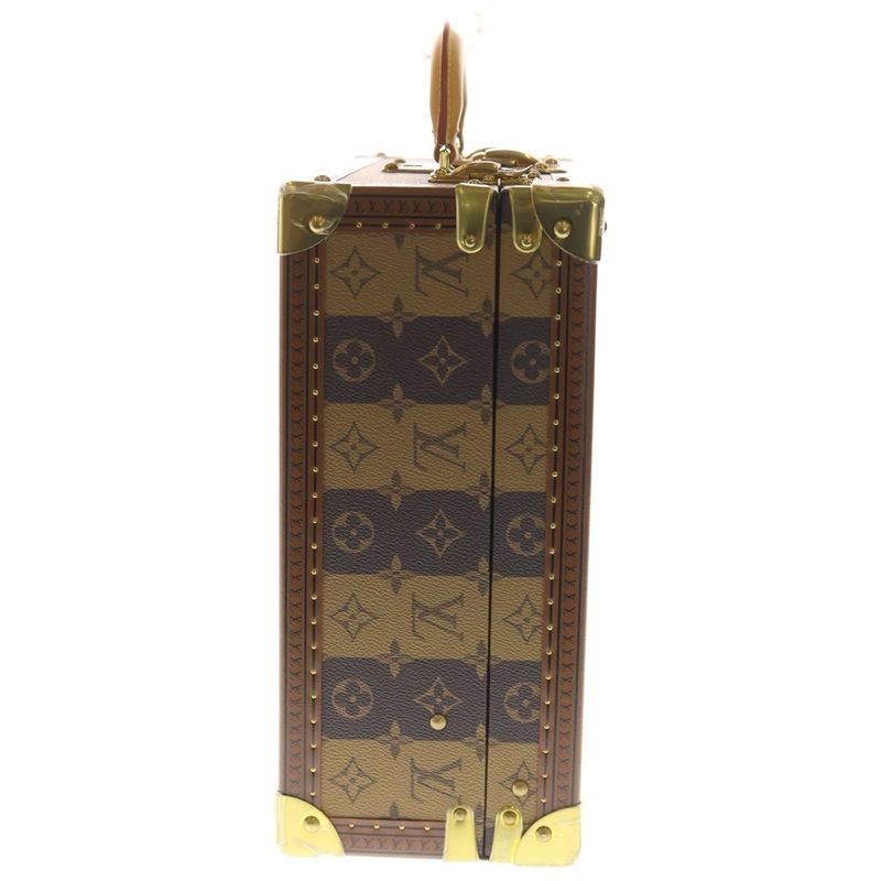Louis Vuitton LV Nigo Cotoville 40 Monogram Trunk Case Brown Hat